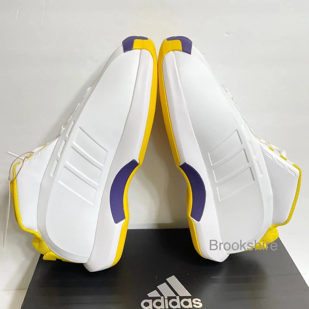 Adidas Crazy 1 Basketball Sneakers 'Lakers Home' Kobe 2022 Mens Sizes 7.5 & 8.5